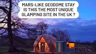 Mars-like getaway in the UK | Romantic Geodome with hot tub | FPV tour