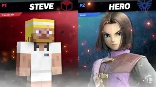 Wadinator (Steve) vs PoyoPoyo (Hero) - WQF - WGAC #125