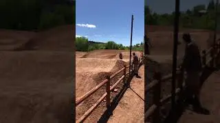 BMX dirt track in Durango Colorado