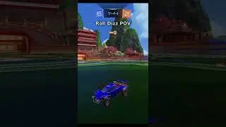 I Hit An INSANE SHOT While Playing With Roll Dizz #rocketleague #rocketleagueclips
