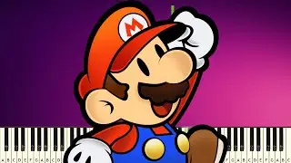 Paper Mario - The Origami King - EASY PIANO TUTORIAL