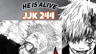 gojo is back in jjk244 (jujutsu kiasan) he comes on best mode in jjk244 #gojo