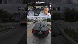 Hellcat Owner DESTROYS His Car In The Hood 😬 #hellcat #bmw