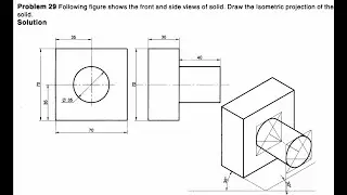 ISOMETRIC PROJECTION PROBLEM 29
