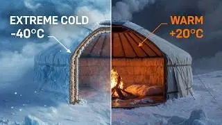 The -50&deg;C Tent. Why The Mongol 'Yurt' Beats Modern Houses.