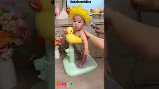 How Can You Make Toddler Baths Safer and More Fun? Try Baby Bath Standing Shower!#Shorts