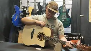D&D NOVA SR. SOLID SPRUCE TOP GUITAR REVIEW AND SOUND DEMO (SOUNDBOARD)