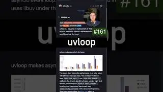 uvloop #Python #SurenPyTips