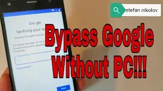 Telenor Smart 4G, Remove Google Account, Bypass FRP. Without PC!!!