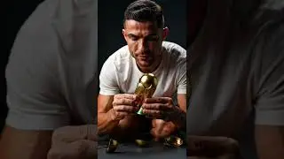Ronaldo Raises the World Cup &ndash; Legendary Moment #ronaldo #football #goat #footballlife  #respect