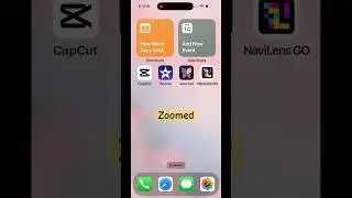 How to turn on ZOOMED mode for larger Icons and text on your iPhone or iPad
