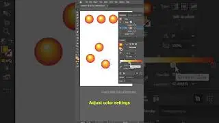 3D Sphere Design in ADOBE illustrator ❤️#adobe #illustrator #sphere #design #2023 #shorts #trending