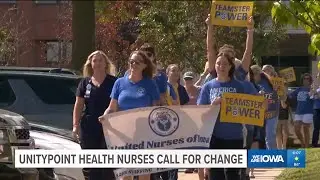Iowa Nurses Demand Union Recognition