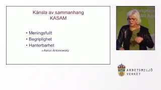Eva Vingård, Uppsala Universitet - ”Friska arbetsplatser för kvinnor och män i alla åldrar”