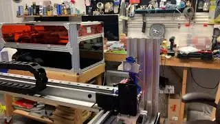 Co2 laser frame and mirror mount alignment