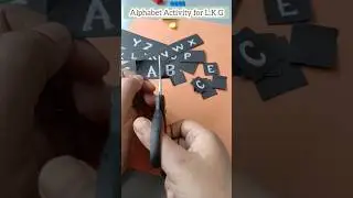 Alphabet activity for Kindergarten 🔥#alphabetrecognition #preschool #activities