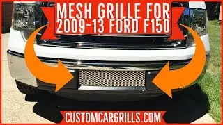 Ford F-150 2009-2013 Lower Bumper Mesh Grill Installation How-To by customcargrills.com