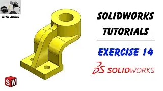 Solidworks Tutorial for Beginners Exercise 14 | Solidworks Tutorials 2024 | Mechanical dot com