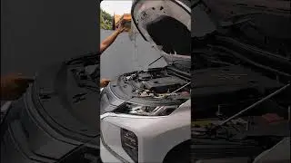 Installed hood damper on Mitsubishi Montero GLX MT 2022 #automobile #2022suvs #2022cars  #montero