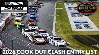 2026 Cook Out Clash Entry List