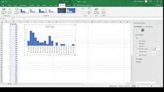 Excel - Sorting Data, Plotting A Histogram, Finding Mean, Median and Mode