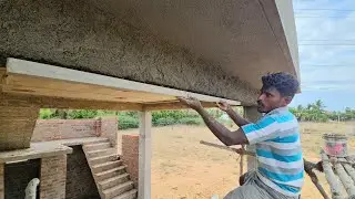 Plastering Techniques of Ceiling Beam Speed Work|Roof Beam Perfect Plastering