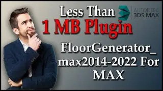The Best Way To Create Flooring | Using Floor Generator plugin for 3DS Max 2014 To 2022 Download