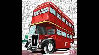 red bus, beautiful picture 📷