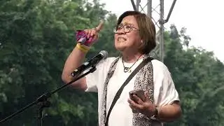 Leila de Lima speaks at second Trillion Peso March