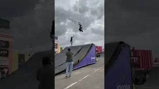 Back flip bar to whip #bmx #wakeuptoreality
