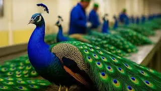 चीन की मोर फार्मिंग देखकर हैरान रह जाएंगे | CHINA PEACOCK Farming Techniques | Peacock industries