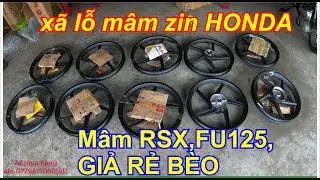 Thanh lý mâm zin honda,mâm mới giá rẻ bèo,mâm xe RSX,mâm Fu 125cc,ae mua hàng alo 0779815050[út]