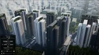 Interactive Architectural 3D visualization | Touchscreen presentation mode