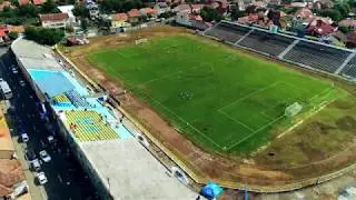 Stadionul Olimpia - Daniel Prodan văzut din dronă
