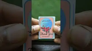 Customized Thank you Card #smallbusiness #thankyoucard #minimalstickers #diy #supportsmallbusiness