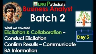 BA Batch2 | Day 5 || Conduct Elicitation - Confirm Results &ndash; Communicate BA Information