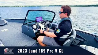 2023 Lund 189 Pro V GL On Water Demo