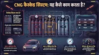 CNG Cascade System Explained | Low-Medium-High Bank Working | Vehicle Filling Process | Hindi