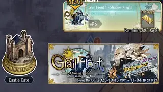 [Fate GO NA] Grail Front 1 - Shadow Knight  | Grail Front 2025