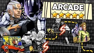 WS Pucci - S RANK ONLY Arcade Mode (5★) - JoJo&rsquo;s Bizarre Adventure: All-Star Battle R