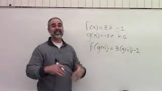 Compound Functions, (its a function inside a function!)