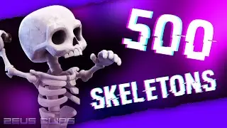 SKELETON ARMY (+500 Skeletons) Compilation, Funny Moments, Fails & Wins - Clash Royale | Zeus Clips