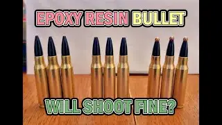 Bullet made out of Epoxy resin shoots okay?