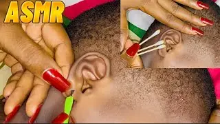 ASMR EAR CLEANING | RELAXING CLEANING | RELAXING GUM CRACKING SOUNDS 