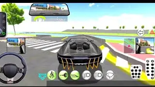 Black Racing Car Start From Auto Repair Shop 3d Driving simulator #Urshman Badar
