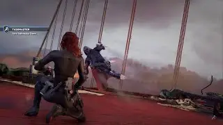 Marvel's Avengers Black Widow Vs Taskmaster Fight Scene 4K