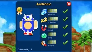 Sonic Dash ANDRONIC Upgraded to MAX level Gameplay