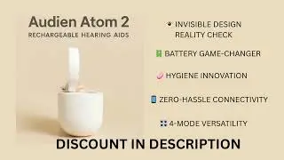 Audien Atom 2 PRO - Best Hearing Aids in 2025! #shorts #hearingloss #hearingaids