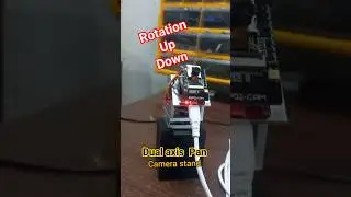 Dual axis pan camera | Dual axis CCTV camera work #trending #youtubeshorts #work #workout #camera