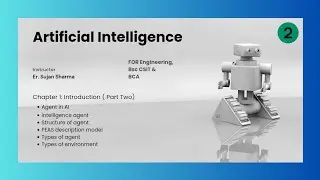 About AI Agent | Intelligent agent, Types of agent, Types of environment | CH1•p2
